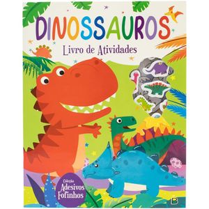 Livro Infantil Adesivos Fofinhos - Todo Livro - Dinossauro