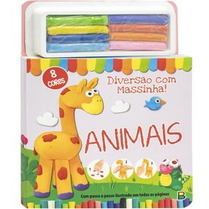 Livro Infantil Diversão Com Massinha - Todo Livro - Animais