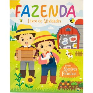 Livro Infantil Adesivos Fofinhos - Todo Livro - Fazenda
