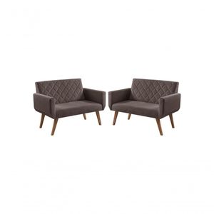 Kit 2 Poltronas 2 Lugares Anabelle Unidecor