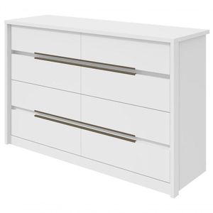 Comoda Urban 8 Gavetas Branco