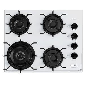 Cooktop Itamaster 4 Bocas Branco Bivolt