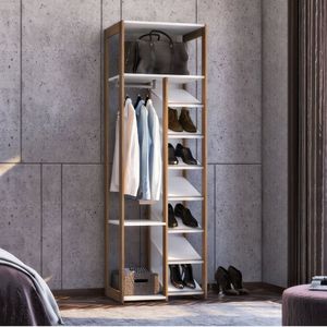 Closet Cali Com Sapateira Branco/ Aveiro