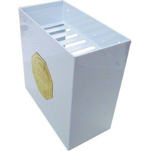 Cesto De Folhas Inox Branco Para Saunas Impercap