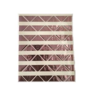 Cantoneiras De Papel Para Fotos - Rosa Metálico 10 Blisters