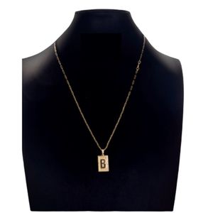 Cordão Carti Fecho 2mm Com A Letra B