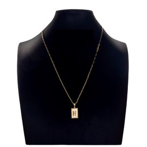 Colar Carti 2mm Pingente Para Nomes Com A Letra H