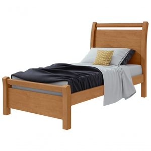 Cama Solteiro Reali - Lopas Amendoa Clean