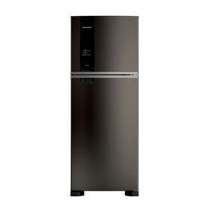 Geladeira Duplex Frost Free 461 Litros A+++ Black Inox Com Tecnologia Turbo Control e Fresh Box BRM56FE 110V