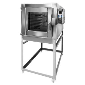 Forno Turbo Elétrico Metvisa Total Inox 5 Esteiras 150 Litros 9000w Trifásico 380v Fte150t380t60