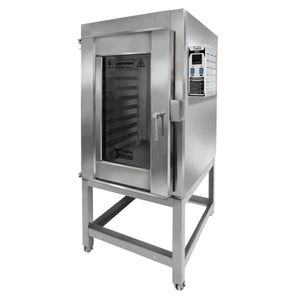 Forno Turbo Elétrico Metvisa Total Inox 10 Esteiras 300 Litros 18000w Trifásico 220v Fte300t220t60