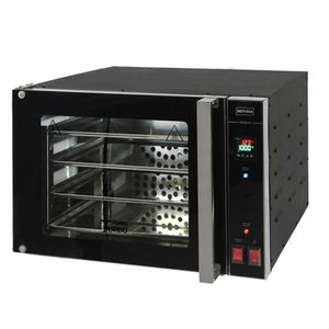 Forno Turbo Elétrico Metvisa Black Max 4 Esteiras 65 Litros 2000w Monofásico 127v Fte65mb127m605