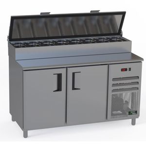 Balcão Condimentador Sobreposto Refrigerado Venâncio 150cm Linha Prime Inox 127v Pcfrhp15-39947