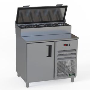 Balcão Condimentador Sobreposto Refrigerado Venâncio 100cm Linha Prime Inox 127v Pcfrhp10-39933