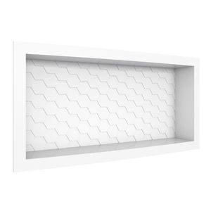 Nicho Injetado Em Plástico 60x27 Jussara Branco