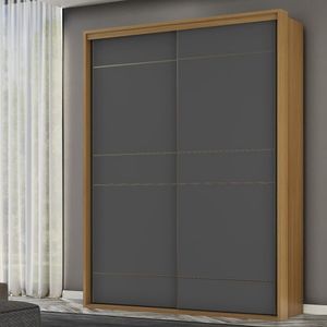 Guarda-roupa Qualitá 2 Portas 1700x2300x560 Freijó