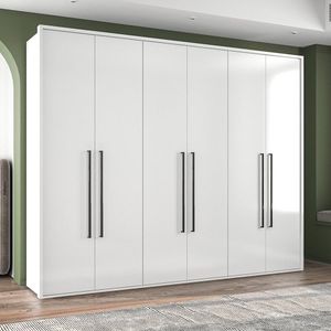 Guarda-roupa Sevilha 6 Portas Branco