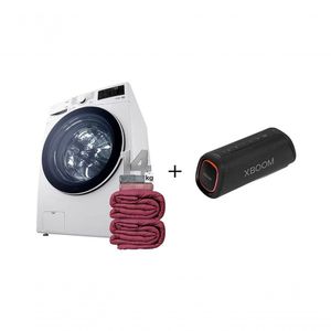 Combo Lava e Seca Smart LG 14kg Branco 127V + Caixa de Som Portátil LG XBOOM Go XG5