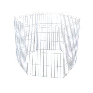 Cercado 02 Pet 6 Módulos 60x90cm Cada Tela Aramada Animais Pequeno E Médio Porte Cachorro Cães