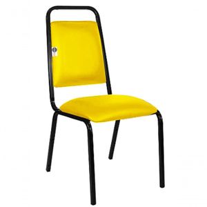 Cadeira Empilhável Para Hotelaria Linha Hotel Fremont Amarelo