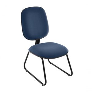 Cadeira Diretor Trapézio Para Escritório Linha Uno Azul