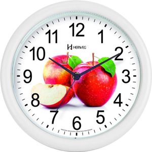 Relógio De Parede Cozinha Redondo Decoração. 6105 21cm Branco