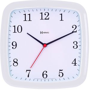 Relógio De Parede Herweg Plástico Herweg 6638 23,6cm Branco