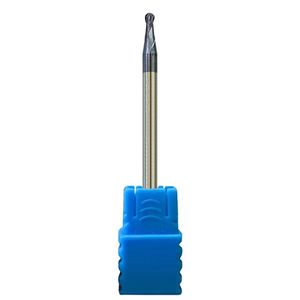 Fresa Topo Esférico Metal Duro 1,0 X 75mm - 2c Longa 45hrc