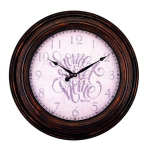 Relógio Parede Herweg Gigante Envelhecido 60cm Ferrugem 4603 Ipê