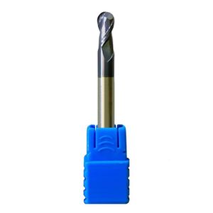 Fresa Topo Esférico Metal Duro 10,0 X 100mm - 2c Longa 45hrc