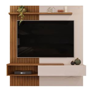 Painel Para Tv Tito Griz E Carvalho Nobre Freijo off White