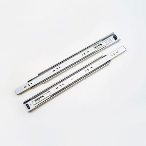 Corrediça Para Gavetas - Telescópica Steel - Par - 35kg Reforçada 350mm
