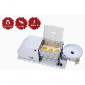 Maquina Sovadeira De Massa 5 Em 1 Multifuncional 3 Kg Sova Fácil Aço Bivolt Sf300 - Arke