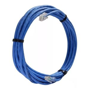 Cabo De Rede Cat 6 Mpt Interno 15 Metros U/utp 4p X 23awg | Azul Com Conectores