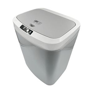 Lixeira Automática Com Sensor 15l Para Cozinha Banheiro