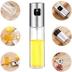 Spray Dosador Azeite E Vinagre Vidro Prata