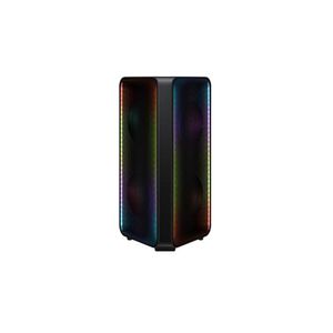 Sound Tower Samsung Potência extraordinária Bateria incluída e Som Bi-direcional Preta Bivolt MX-ST45B