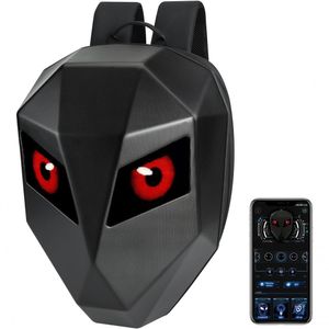 Mochila Motoqueiro Led Iron Man Cor Preto Design Lisa 20l