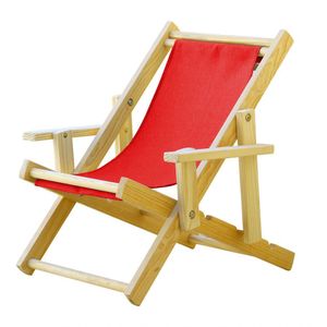 Infantil Cadeira Espreguiçadeira Dobrável-vermelho
