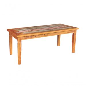 Mesa De Jantar 2 M Madeira Maciça Pátina