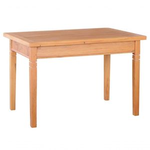 Mesa De Jantar 120x80cm Em Madeira Maciça