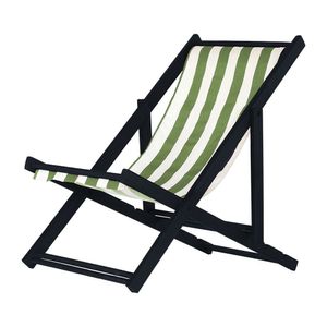 Espreguiçadeira Preguiçosa Dobrável Black Sb-list. Verd-branco