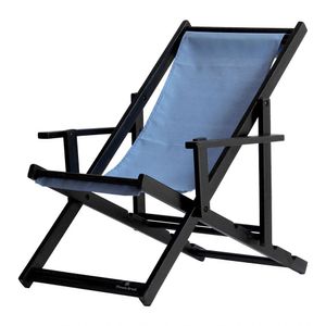 Espreguiçadeira Preguiçosa Dobrável Black Cb-azul