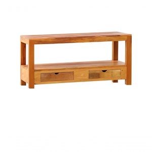 Rack Ilha 2 Gavetas Natural Premium