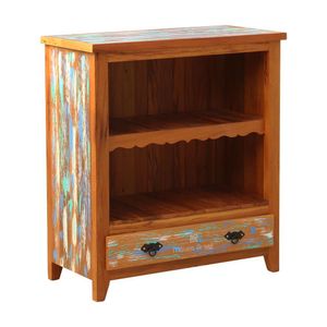 Armário Toalheiro 80 Cm Madeira Maciça Pátina