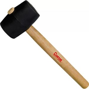 Martelo De Borracha Preto 50mm Cortag