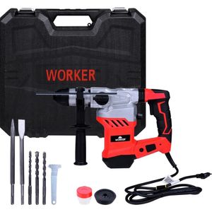 Martelete Perfurador Rompedor Sds Plus 1500w 127v Worker