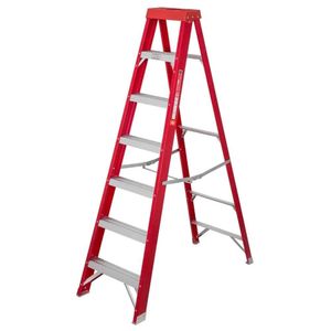 Escada Em Fibra Com 7 Degraus Capacidade 150kg Worker