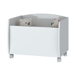 Baú Organizador De Brinquedos Aquarela Branco Henn
