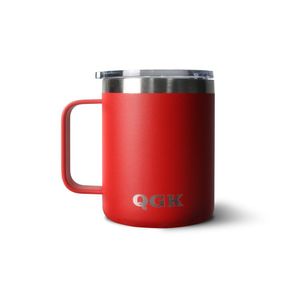 Caneca Térmica Mug 12 Oz 335 Ml Qgk Romã Com Tampa
